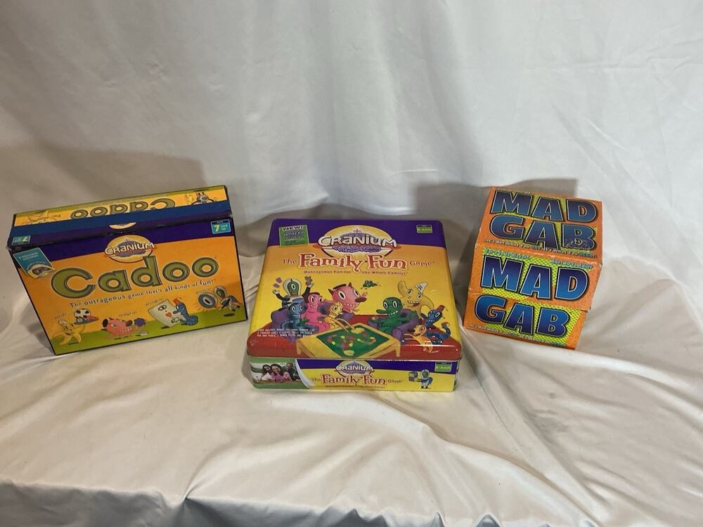 Brain Games Lot Of 3 Board Games
